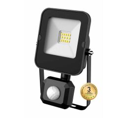 Reflektor LED ALFA PIR SMD 10W NW s PIR čidlem pohybu barva černá GXLR051 Greenlux