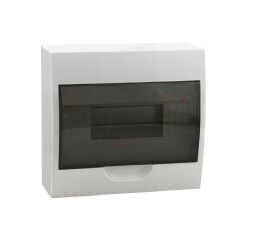 Rozvaděč DB108S 1X8P/SMD plastový barva bílá-šedá 3832 Kanlux