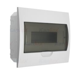 Rozvaděč DB112F 1X12P/FMD plastový barva bílá-šedá 3843 Kanlux