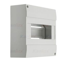Rozvaděč DB108W 1X8P/SM plastový barva bílá 3852 Kanlux
