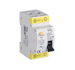 KRO6-2/B16/30-A   Kombinace jistič-proudový chránič      *23212 Kanlux