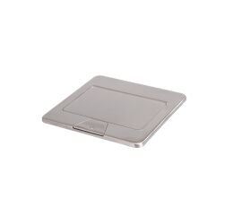 KANLUX 28307 BIURO+ krabice kovová do podlahy čtvercová POP-UP 1+1/2xM45