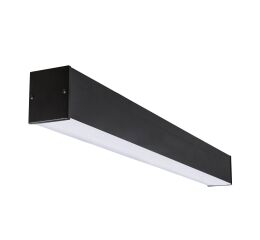 Svítidlo LED AL 4LED 60-MPR-B-NT lineární pro T8 LED trubice barva černá 28441 Kanlux