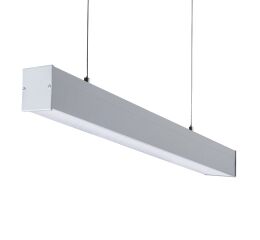 Svítidlo LED závěsné AL 4LED 120-MPR-SR lineární pro T8 trubice barva stříbrná 28451 Kanlux