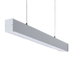 Svítidlo LED závěsné AL 4LED 150-MPR-SR lineární pro T8 trubice barva stříbrná 28457 Kanlux