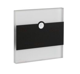 Svítidlo LED TERRA LED PIR B-NW dekorativní schodišťové s pohybovým čidlem barva černá 29860 Kanlux