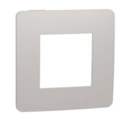 Unica Studio Color - Krycí rámeček jednonásobný, Light Grey/Bílý *NU280224