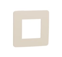Unica Studio Color - Krycí rámeček jednonásobný, Béžový/Béžový *NU280244