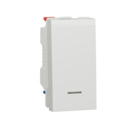 Unica - Přepínač střídavý s nulovou svorkou řazení 6, 1M, Bílý *NU310318S