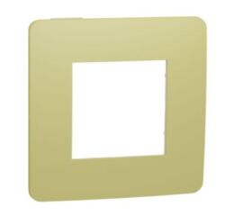 Unica Studio Color - Krycí rámeček jednonásobný, Light Green/Bílý *NU280211