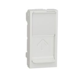 Unica - Centrální deska RJ45 S-ONE 1M, Bílá *NU941018