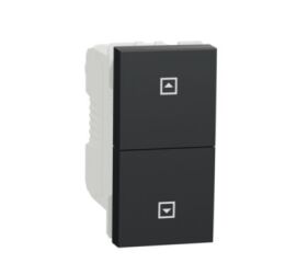 Unica - Žaluziový tlačítkový ovládač 10A, 1M, Antracit *NU310754SC
