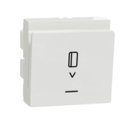 Unica - Elektronický spínač hotelové karty, Bílý *NU354018