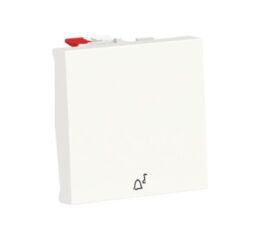 Unica - Tlačítko řazení 1/0 "zvonek", 2M, Bílé *NU320618C