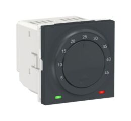 Unica - Termostat podlahový otočný 2M, Antracit *NU350354