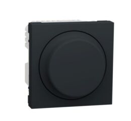 Unica - Stmívač otočný univerzální LED 5-200W, Antracit *NU351454