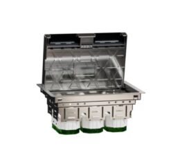 Unica System+ - Podlahová krabice L kovová 6 modulů 45x45 *INS52123 Schneider Electric