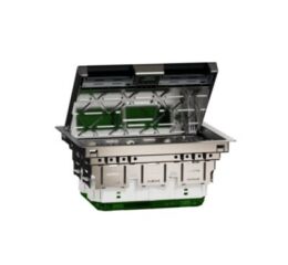 Unica System+ - Podlahová krabice L kovová 8 modulů 45x45 *INS52125 Schneider Electric