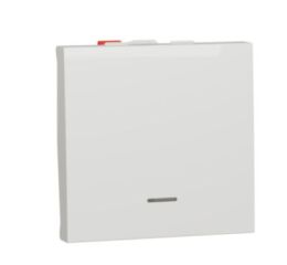 Unica - Přepínač střídavý s nulovou svorkou řazení 6, 2M, Bílý *NU320318S