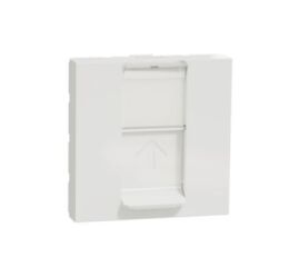Unica - Centrální deska RJ45 Keystone, 2M, Bílá Antibakteriální *NU946120