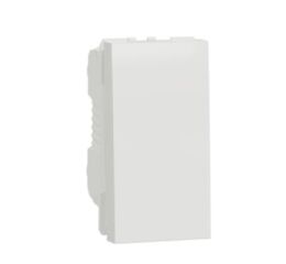 Unica - Tlačítko řazení 1/0, 1M, šroubové, 1M, Bílé *NU310618SC