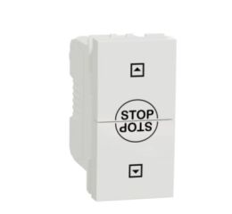 Unica - Žaluziový spínač 10A, 1M, Bílý *NU310818SC