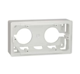 Unica Studio - Krabice na omítku dvojnásobná, Bílá *NU800418