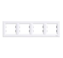 Rámeček čtyřnásobný, bílá Asfora EPH5800421
