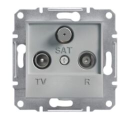 Asfora - Zásuvka TV-R-SAT, koncová, alu *EPH3500161 Schneider Electric