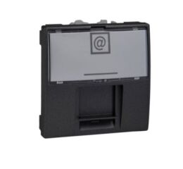 Kryt datové zásuvky pro kon.AMP,KRONE, LUCENT a ATT (Avaya), grafit  *MGU9.460.12