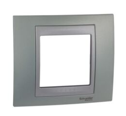 Krycí rámeček jednonásobný, Fluor Green/alu MGU66002094