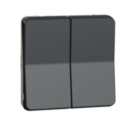 Přepínač dvojitý střídavý ř.6+6, IP55, antracit *MUR35019