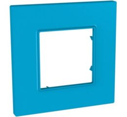 Krycí rámeček Quadro jednonásobný, Aqua MGU470226