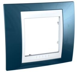 Krycí rámeček Plus jednonásobný,Glacier/polar Unica MGU6002854