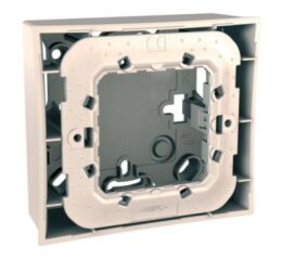 Krabice MGU87.022.25 pro montáž na omítku Plus/Top (vč.plast. mont. rámečku),marfil