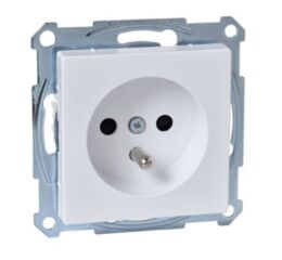 Merten - Zásuvka 2P+E, 250V/16A, bezšroubová, System M, Active *MTN2500-0325 Schneider