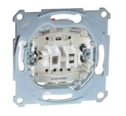 Merten - Mechanismus spínače žaluzií s přídavným kontaktem, 10A *MTN3714-0000 Schneider