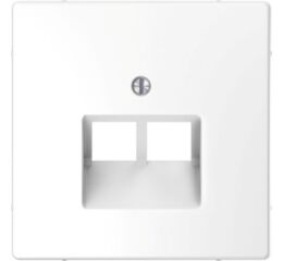 Centrální deska, Merten D-Life, pro dvojnásobný mechanismus datové zásuvky, Lotus White *MTN4522-6035 Schneider