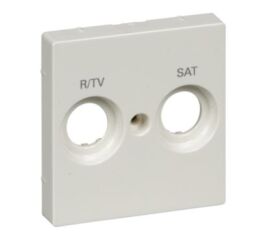 Merten - Centrální deska označená R/TV+SAT pro anténní zásuvku, System M, Polar *MTN299819 Schneider