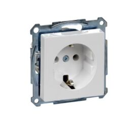 Merten - Zásuvka 250V/16A SCHUKO, bezšroubová, System M, Active *MTN2301-0325 Schneider