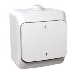 Cedar Plus IP44 - Spínač dvojpólový řazení 2, bílý *WDE000520 Schneider