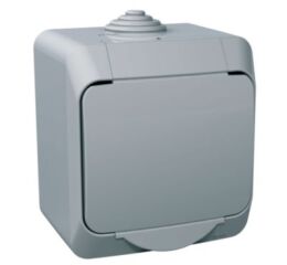 Cedar Plus IP44 - Zásuvka SCHUKO 230V 16A 2P+SE, šedá *WDE000641 Schneider