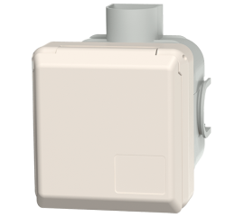 Zásuvka 32A 5-pólová pod omítku *4130 CEPE s víčkem bílá 400V Mennekes