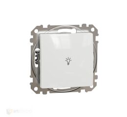 Sedna - Tlačítko 1/0 "světlo" bílá *SDD111132 Schneider electric