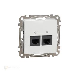 Sedna - Datová zásuvka 2xRJ45 kat. 5e UTP bílá *SDD111452 Schneider electric