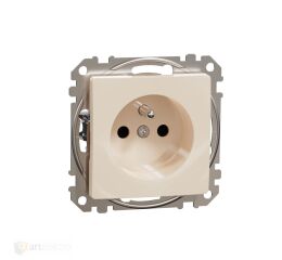 Sedna - Zásuvka 230V 16A clonky šroubová béžová *SDD112011 Schneider electric