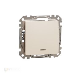 Sedna - Spínač dvoupólový ř.2 16A sig. k. béžová *SDD112162N Schneider electric