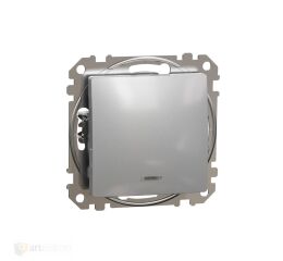 Sedna - Spínač jednopólový ř.1 or. kontr. alu *SDD113101L Schneider electric