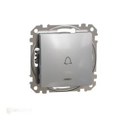 Sedna - Tlačítko 1/0 "zvonek" or. kontr. alu *SDD113131L Schneider electric