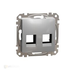 Sedna - Kryt pro RJ45 AMP Keystone UTP alu *SDD113444C Schneider electric